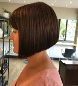 Sleek Bob hair cut at Salon Nia in Cardiff