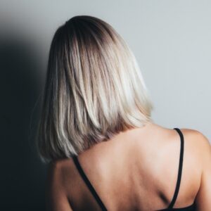 textured bob hairstyle Cardiff salon result